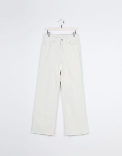 顯瘦順身款燈芯絨直筒長褲16