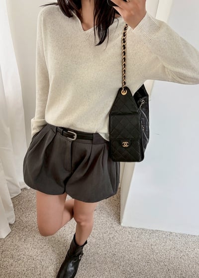 俏皮南瓜短褲裙(附腰帶6