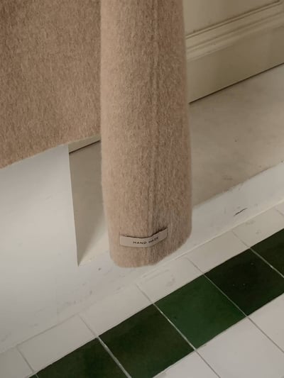 翻領拉鍊短版手工羊毛外套7