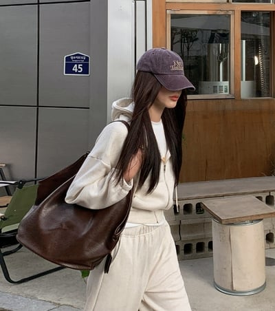 順身刷毛連帽外套＋鬆緊長褲SET9