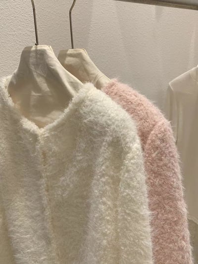 薄款毛毛圓領小外套6