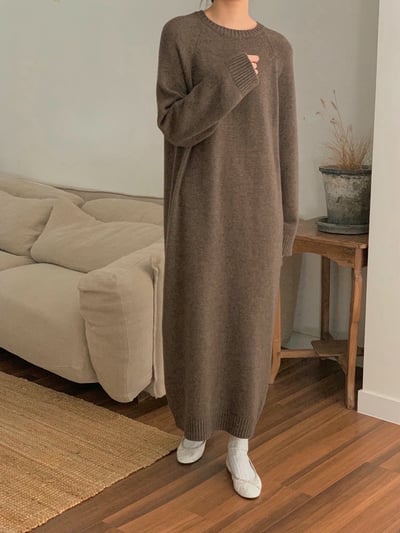 接螺紋厚磅款針織洋裝4