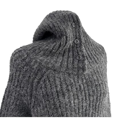 多穿法！排釦領粗坑紋針織衣21