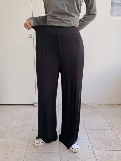 超軟Ｑ莫代爾棉休閒長褲3