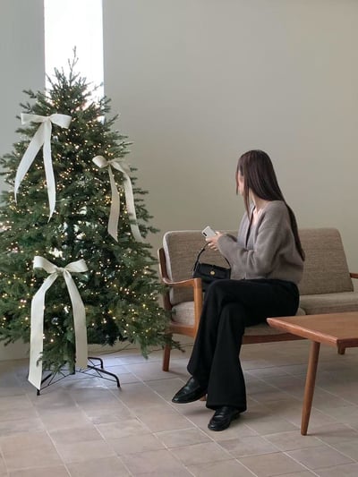 彈力內磨毛微喇叭長褲9