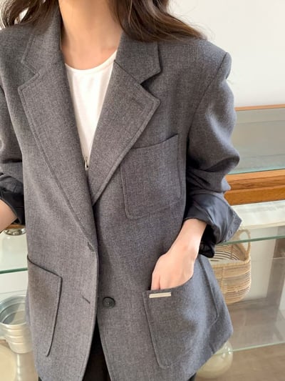 口袋金牌羊毛20％長版西外8