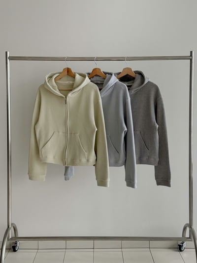 春季新款華夫格連帽休閒外套11