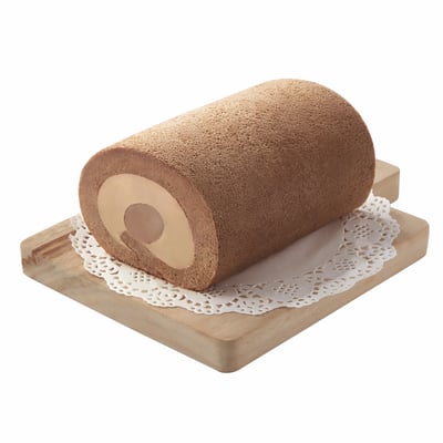 雙重朱古力北海道生乳蛋糕捲 (原條) Double Chocolate Hokkaido Fresh Cream Roll Cake (Whole)1