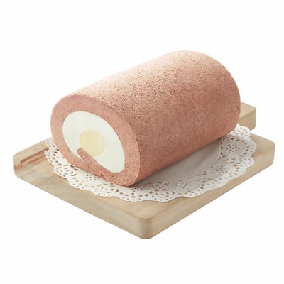 士多啤梨焦糖燉蛋北海道生乳蛋糕捲 (原條) Strawberry Creme Brulee Hokkaido Fresh Cream Roll Cake (Whole)1