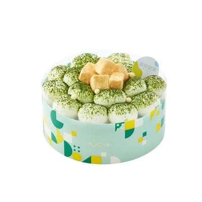 宇治抹茶紅豆豆乳慕絲蛋糕 Uji Matcha, Red Bean & Soy Milk Mousse Cake1