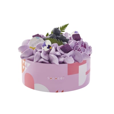 紫薯芋泥紫米慕絲蛋糕 Purple Sweet Potato, Taro & Purple Rice Mousse Cake1