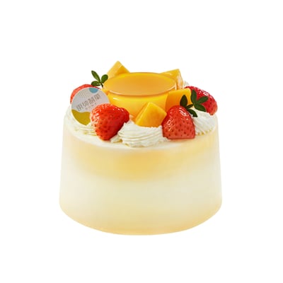 熱帶芒果椰子忌廉蛋糕 Tropical Mango Coconut Cream Cake1