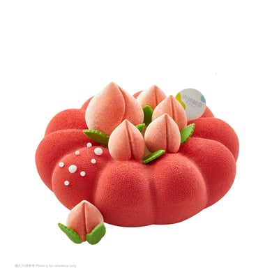 福壽莓桃 Fortune & Longevity Strawberry-Peach1