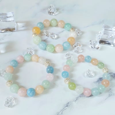 彩虹之歌 棉花糖摩根石手鍊9