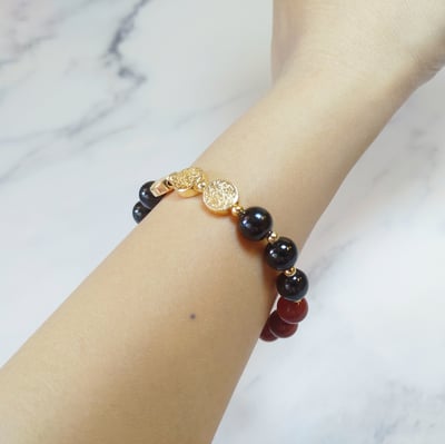 【康舒之鍊 守護女性健康】瑪瑙 / 石榴石3