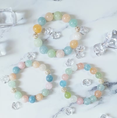 彩虹之歌 棉花糖摩根石手鍊3