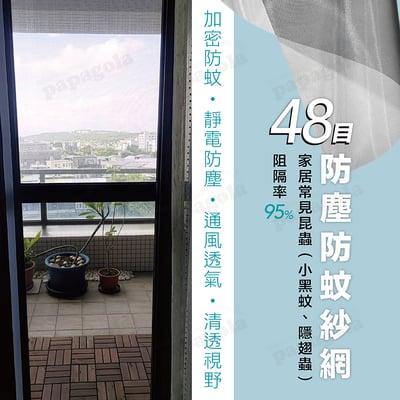 48目防微塵紗網 阻擋小黑蚊隱翅蟲1