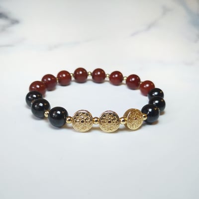 【康舒之鍊 守護女性健康】瑪瑙 / 石榴石1