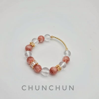 【開運系列- 少女心願祈禱】 銅超發水晶 冰爆水晶 避邪 招財 聚柴 淨化磁場1