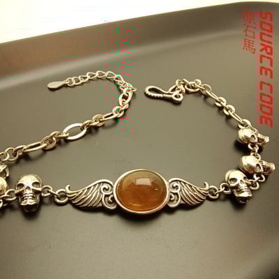 金恐怖手串~(黑金太陽骨幹)2