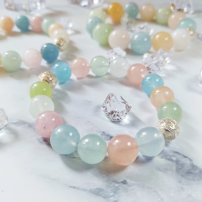 彩虹之歌 棉花糖摩根石手鍊7