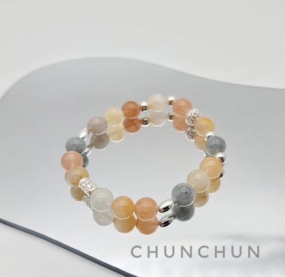 【開運系列~彩兔毛莫蘭迪調色 正能量磁場】彩兔毛設計1