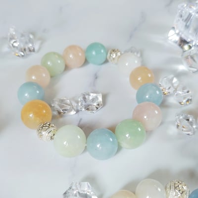 彩虹之歌 棉花糖摩根石手鍊4