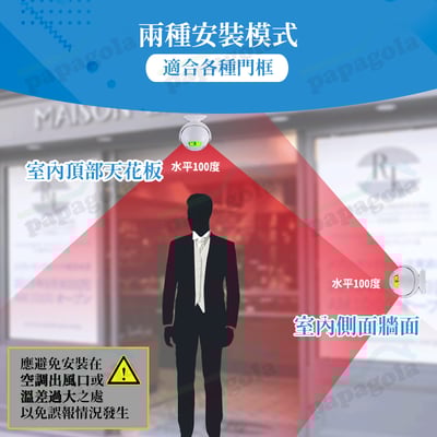 升級款二代 人體感應迎賓門鈴2