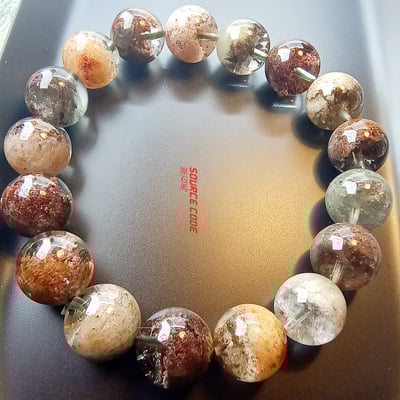 【四季如歌如畫 】原串販售款 四季幽靈水晶手串~ 有著青綠、紅紫、橘黃、銀白對應春夏秋冬四個季節 讓您擁有一整年的風景1