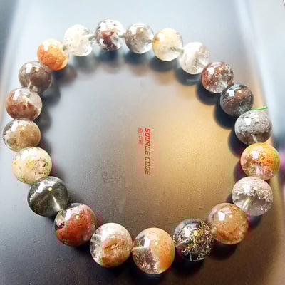 【四季如歌如畫 】原串販售款 四季幽靈水晶手串~ 有著青綠、紅紫、橘黃、銀白對應春夏秋冬四個季節 讓您擁有一整年的風景5