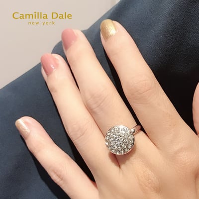 CamillaDale 馬卡龍水鑽戒指 韓製2