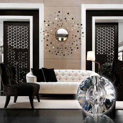 CrystalDIY奧地利SW水晶鈕扣#3015 水晶(001)-12mm14mm(零售6顆入)9