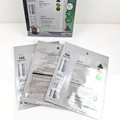 VT老虎微晶精華2部曲面膜精華液+面膜VT REEDLE SHOT 1004