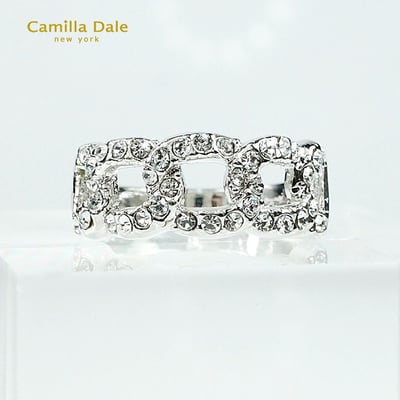 Camilla Dale 晶鏈水晶戒指 韓製1