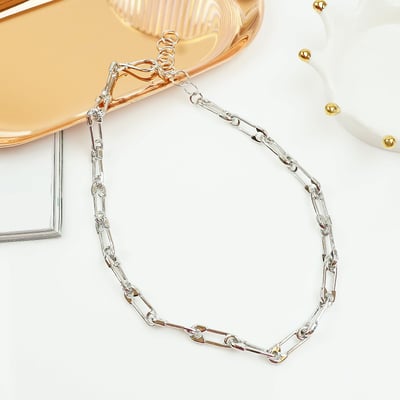 CamillaDale迴紋針頸鍊短鍊項鍊(韓製)4