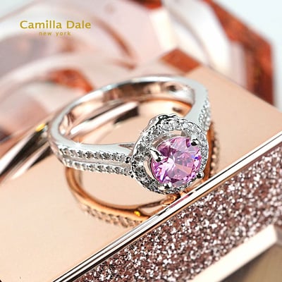 Camilla Dale 任意依戀粉紅戒指 韓製1