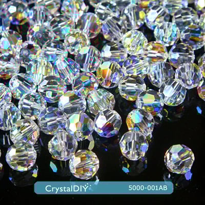 CrystalDIY奧地利水晶SW水晶串珠#5000水晶亮彩(001AB)8