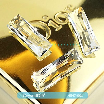 CrystalDIY奧地利SW水晶裸鑽#4547女王石花式石 白鑽15*5mm7