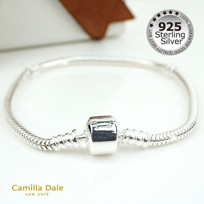 CamillaDale 925純銀蛇鍊 潘朵拉手鍊 17cm 100%高品質人氣商品4