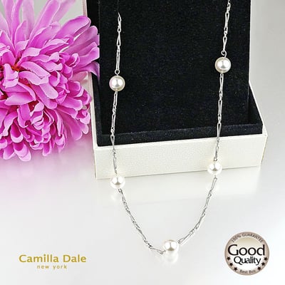 CamillaDale 冰雪點點珍珠項鍊6