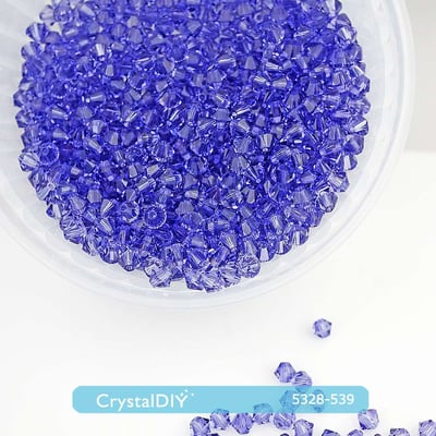 CrystalDIY奧地利水晶SW水晶串珠#5328 薰衣草紫(#539) 4mm1