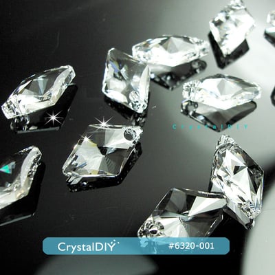 CrystalDIY奧地利SW水晶吊墜#6320菱形水晶吊墜 Crystal(001) 14mm3