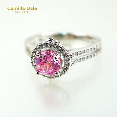 Camilla Dale 任意依戀粉紅戒指 韓製5