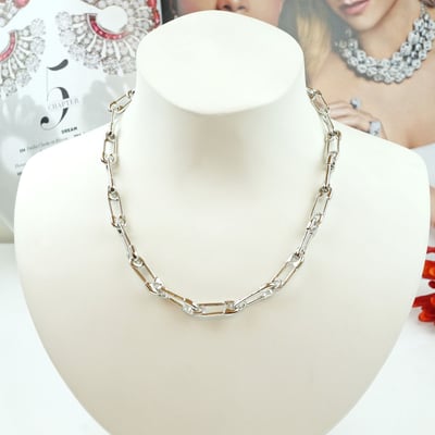 CamillaDale迴紋針頸鍊短鍊項鍊(韓製)2