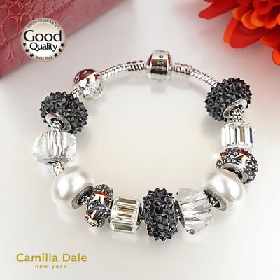 CamillaDale 龐克風潮手鍊 採用日製正白K手鍊1