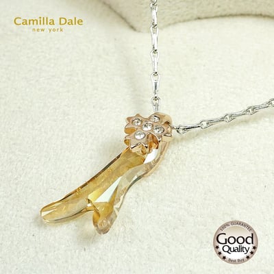 CamillaDale 許願骨水晶項鍊(燦幻金)4