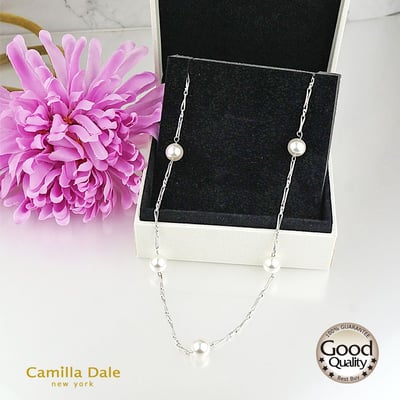 CamillaDale 冰雪點點珍珠項鍊3