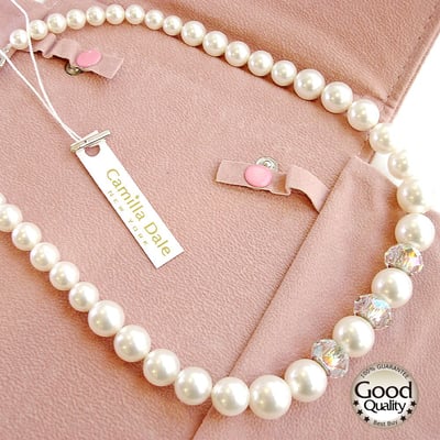 CamillaDale魔力時尚水晶珍珠項鍊1