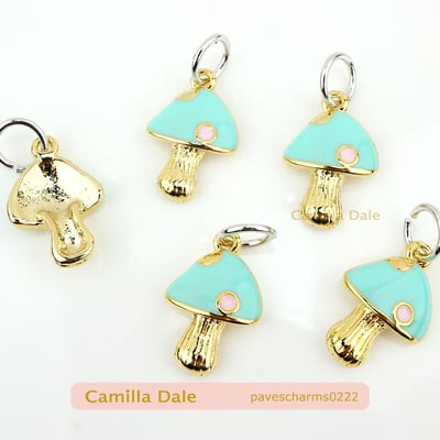 CamillaDale韓國彩繪大師 魔菇吊飾手鍊串飾【222】大孔徑5