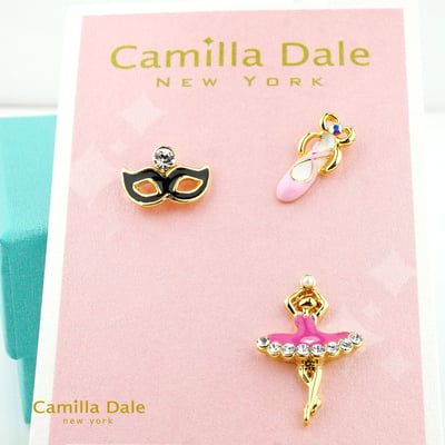 Camilla Dale 舞者與面具彩繪耳環1